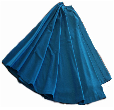 Manto azul do hábito