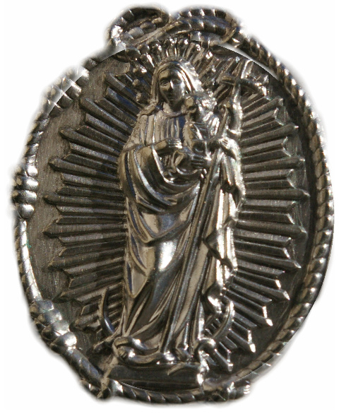 Medalha mariana usada pelas irmãs